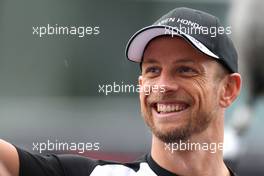 Jenson Button (GBR), McLaren Honda  24.09.2015. Formula 1 World Championship, Rd 14, Japanese Grand Prix, Suzuka, Japan, Preparation Day.