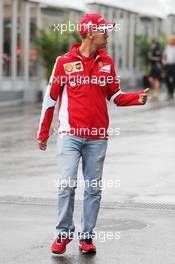 Sebastian Vettel (GER) Ferrari. 24.09.2015. Formula 1 World Championship, Rd 14, Japanese Grand Prix, Suzuka, Japan, Preparation Day.