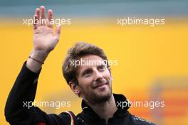 Romain Grosjean (FRA), Lotus F1 Team  24.09.2015. Formula 1 World Championship, Rd 14, Japanese Grand Prix, Suzuka, Japan, Preparation Day.