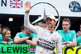 Race winner Nico Rosberg (GER) Mercedes AMG F1 celebrates with the team. 24.05.2015. Formula 1 World Championship, Rd 6, Monaco Grand Prix, Monte Carlo, Monaco, Race Day.