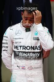 3rd place Lewis Hamilton (GBR) Mercedes AMG F1. 24.05.2015. Formula 1 World Championship, Rd 6, Monaco Grand Prix, Monte Carlo, Monaco, Race Day.
