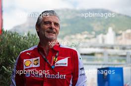 Maurizio Arrivabene (ITA) Ferrari Team Principal. 20.05.2015. Formula 1 World Championship, Rd 6, Monaco Grand Prix, Monte Carlo, Monaco, Preparation Day.