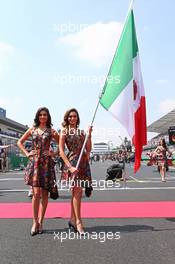 Grid girls. 01.11.2015. Formula 1 World Championship, Rd 17, Mexican Grand Prix, Mexixo City, Mexico, Race Day.