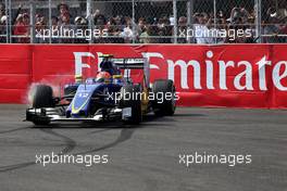 Felipe Nasr (BRA), Sauber F1 Team  01.11.2015. Formula 1 World Championship, Rd 17, Mexican Grand Prix, Mexixo City, Mexico, Race Day.