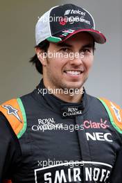 Sergio Perez (MEX), Sahara Force India  31.10.2015. Formula 1 World Championship, Rd 17, Mexican Grand Prix, Mexixo City, Mexico, Qualifying Day.