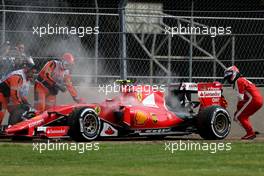 Kimi Raikkonen (FIN), Scuderia Ferrari  31.10.2015. Formula 1 World Championship, Rd 17, Mexican Grand Prix, Mexixo City, Mexico, Qualifying Day.