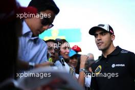 Pastor Maldonado (VEN), Lotus F1 Team  29.10.2015. Formula 1 World Championship, Rd 17, Mexican Grand Prix, Mexixo City, Mexico, Preparation Day.