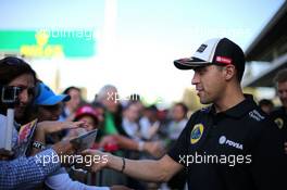 Pastor Maldonado (VEN), Lotus F1 Team  29.10.2015. Formula 1 World Championship, Rd 17, Mexican Grand Prix, Mexixo City, Mexico, Preparation Day.