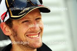 Romain Grosjean (FRA) Lotus F1 Team. 27.03.2015. Formula 1 World Championship, Rd 2, Malaysian Grand Prix, Sepang, Malaysia, Friday.