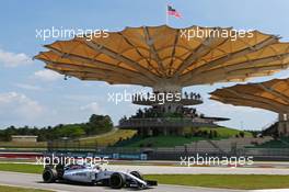 Valtteri Bottas (FIN) Williams FW37. 27.03.2015. Formula 1 World Championship, Rd 2, Malaysian Grand Prix, Sepang, Malaysia, Friday.