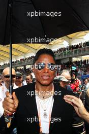Jermaine Jackson (USA) Singer. 29.03.2015. Formula 1 World Championship, Rd 2, Malaysian Grand Prix, Sepang, Malaysia, Sunday.