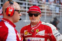 Kimi Raikkonen (FIN) Ferrari on the grid. 29.03.2015. Formula 1 World Championship, Rd 2, Malaysian Grand Prix, Sepang, Malaysia, Sunday.