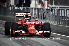 Kimi Raikkonen (FIN) Ferrari SF15-T. 28.03.2015. Formula 1 World Championship, Rd 2, Malaysian Grand Prix, Sepang, Malaysia, Saturday.