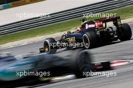 Romain Grosjean (FRA), Lotus F1 Team  28.03.2015. Formula 1 World Championship, Rd 2, Malaysian Grand Prix, Sepang, Malaysia, Saturday.