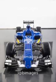 The Sauber C34. 30.01.2015. Sauber F1 Team C34 Launch, Hinwil, Switzerland. www.xpbimages.com, EMail: requests@xpbimages.com - © Sauber F1 Team Copyright Free For Editorial Use Only. Images must be credited to: Sauber F1 Team.