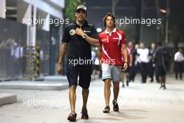Pastor Maldonado (VEN), Lotus F1 Team  18.09.2015. Formula 1 World Championship, Rd 13, Singapore Grand Prix, Singapore, Singapore, Practice Day.