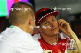 Kimi Raikkonen (FIN) Ferrari. 19.09.2015. Formula 1 World Championship, Rd 13, Singapore Grand Prix, Singapore, Singapore, Qualifying Day.