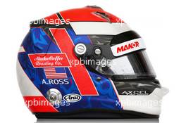 The helmet of Alexander Rossi (USA) Manor Marussia F1 Team. 17.09.2015. Formula 1 World Championship, Rd 13, Singapore Grand Prix, Singapore, Singapore, Preparation Day.
