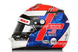The helmet of Alexander Rossi (USA) Manor Marussia F1 Team. 17.09.2015. Formula 1 World Championship, Rd 13, Singapore Grand Prix, Singapore, Singapore, Preparation Day.