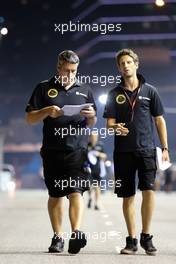 Romain Grosjean (FRA), Lotus F1 Team  17.09.2015. Formula 1 World Championship, Rd 13, Singapore Grand Prix, Singapore, Singapore, Preparation Day.