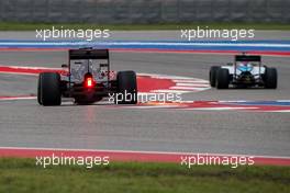 Jenson Button (GBR) McLaren MP4-30. 25.10.2015. Formula 1 World Championship, Rd 16, United States Grand Prix, Austin, Texas, USA, Race Day.