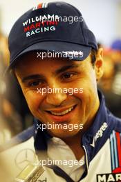Felipe Massa (BRA) Williams with the media. 24.10.2015. Formula 1 World Championship, Rd 16, United States Grand Prix, Austin, Texas, USA, Qualifying Day.