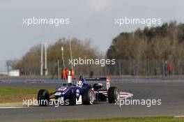 George Russell (GBR) Carlin Dallara F312 – Volkswagen 12.04.2015. FIA F3 European Championship 2014, Round 1, Race 3, Silverstone, England