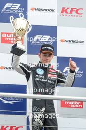 Podium, 2nd Charles Leclerc (MCO) Van Amersfoort Racing Dallara F312 – Volkswagen 02.05.2015. FIA F3 European Championship 2015, Round 2, Race 2, Hockenheimring, Germany