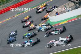 race start;  20.06.2015. FIA F3 European Championship 2015, Round 5, Race 2, Spa-Francorchamps, Belgium
