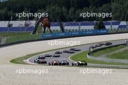 Start Race 1 01.08.2015. FIA F3 European Championship 2015, Round 8, Race 1, Red Bull Ring, Spielberg, Austria