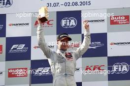 Winner Race 2, Felix Rosenqvist (SWE) Prema Powerteam Dallara F312 – Mercedes-Benz 01.08.2015. FIA F3 European Championship 2015, Round 8, Race 2, Red Bull Ring, Spielberg, Austria