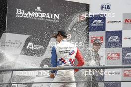 Podium, Jake Dennis (GBR) Prema Powerteam Dallara F312 – Mercedes-Benz 05.09.2015. FIA F3 European Championship 2015, Round 9, Race 1, Portimao, Portugal