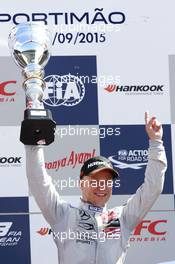 Podium, 1st Felix Rosenqvist (SWE) Prema Powerteam Dallara F312 – Mercedes-Benz 06.09.2015. FIA F3 European Championship 2015, Round 9, Race 3, Portimao, Portugal