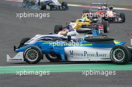 spinning; Nicolas Pohler (GER) Double R Racing Dallara F312 – Mercedes-Benz;  26.09.2015. FIA F3 European Championship 2015, Round 10, Race 1, Nuerburgring, Germany