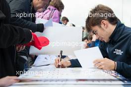 autograph session; Charles Leclerc (MCO) Van Amersfoort Racing Dallara F312 – Volkswagen;  26.09.2015. FIA F3 European Championship 2015, Round 10, Race 2, Nuerburgring, Germany