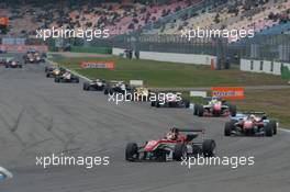 Lance Stroll (CAN) Prema Powerteam Dallara F312 – Mercedes-Benz;  17.10.2015. FIA F3 European Championship 2015, Round 11, Race 1, Hockenheimring, Germany