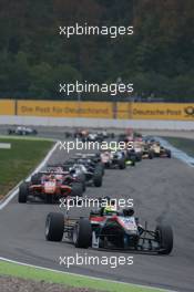 Alexander Sims (GBR) HitechGP F3 Dallara F312 – Mercedes-Benz;  17.10.2015. FIA F3 European Championship 2015, Round 11, Race 2, Hockenheimring, Germany
