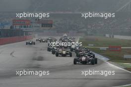 start; Felix Rosenqvist (SWE) Prema Powerteam Dallara F312 – Mercedes-Benz;  18.10.2015. FIA F3 European Championship 2015, Round 11, Race 3, Hockenheimring, Germany