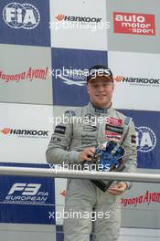 Felix Rosenqvist (SWE) Prema Powerteam Dallara F312 – Mercedes-Benz;  18.10.2015. FIA F3 European Championship 2015, Round 11, Race 3, Hockenheimring, Germany