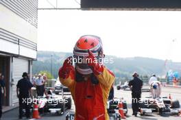 Race 2, 1st position Alexander Rossi (USA) 23.08.2015. GP2 Series, Rd 7, Spa-Francorchamps, Belgium, Sunday.