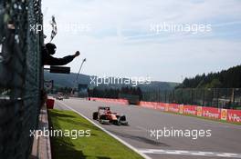 Race 2, 1st position Alexander Rossi (USA) 23.08.2015. GP2 Series, Rd 7, Spa-Francorchamps, Belgium, Sunday.