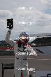 Race 1, Sergey Sirotkin (RUS) Rapax, race winner 04.07.2015. GP2 Series, Rd 5, Silverstone, England, Saturday.