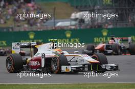 Race 2, Rio Haryanto (IND) Campos Racing 05.07.2015. GP2 Series, Rd 5, Silverstone, England, Sunday.