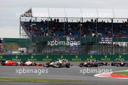 Race 2, Start of the race 05.07.2015. GP2 Series, Rd 5, Silverstone, England, Sunday.