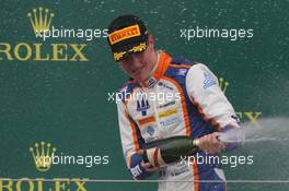 Race 2, 2nd position Raffaele Marciello (ITA) Trident 05.07.2015. GP2 Series, Rd 5, Silverstone, England, Sunday.