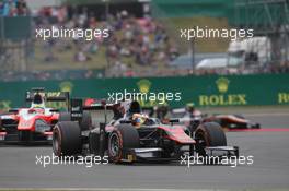 Race 2, Stoffel Vandoorne (BEL) Art Grand Prix 05.07.2015. GP2 Series, Rd 5, Silverstone, England, Sunday.