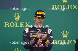 Race 2, 3rd position Pierre Gasly (FRA) Dams 05.07.2015. GP2 Series, Rd 5, Silverstone, England, Sunday.