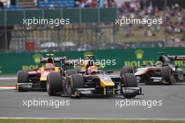 Race 2, Alex Lynn (GBR) Dams 05.07.2015. GP2 Series, Rd 5, Silverstone, England, Sunday.