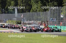 Race 2, Start of the race 06.09.2015. GP2 Series, Rd 8, Monza, Italy, Sunday.