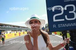 Race 1, Grid Girl 05.09.2015. GP2 Series, Rd 8, Monza, Italy, Saturday.
